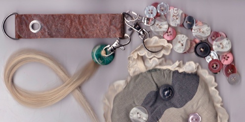 Create a keychain from found materials