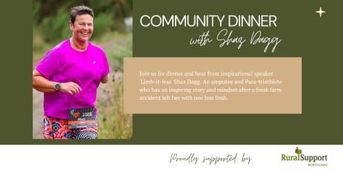 Houhora Community Dinner - with Shaz Dagg