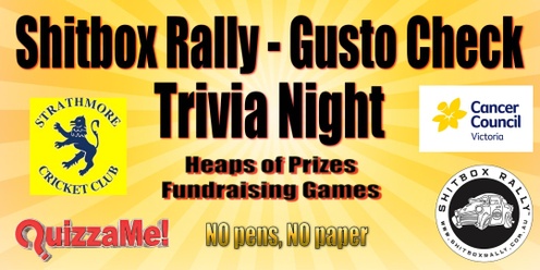 Shitbox Rally - Gusto Check Trivia Night