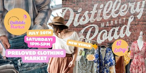 Quibble Market at the Distillery Road Market  July 20th 