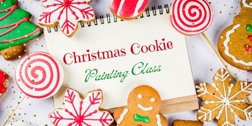 Christmas Cookie Painting for kids