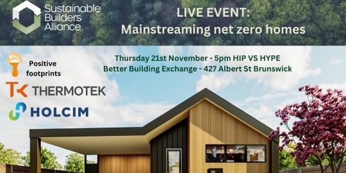 Mainstreaming Net Zero Homes