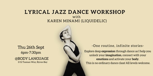 Lyrical Jazz Dance Workshop By Karen Minami (Liquidelic)