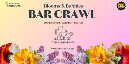 San Francisco Blooms and Bubble Bar Crawl