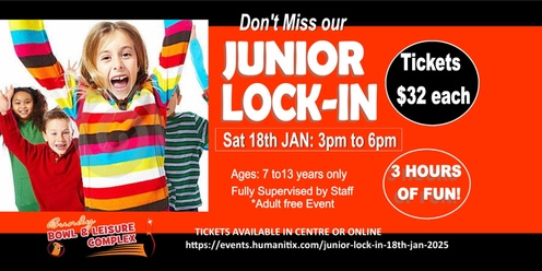 JUNIOR LOCK-IN 18TH JAN 2025