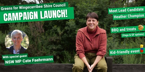 Greens for Wingecarribee campaign launch