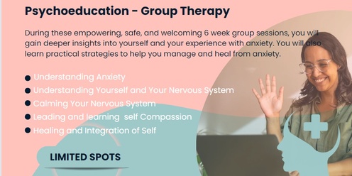 Calm and Connected: Tame Anxiety - Psychoeducation - Group Therapy
