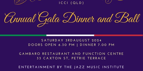 ICCI QLD&NT Annual Gala Dinner and Ball 2024