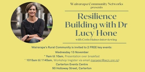 Resilience: Insights and Strategies with Dr Lucy Hone