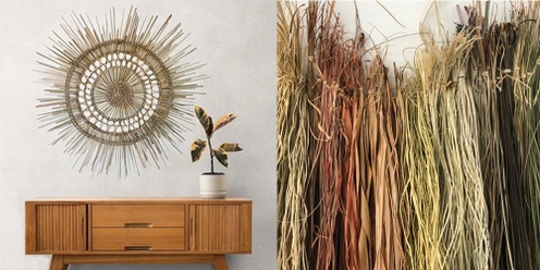 Learn to Weave! Make a wall hanging with foraged fibres