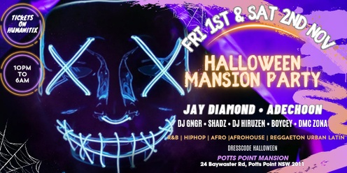 HALLOWEEN MANSION PARTY SYDNEY