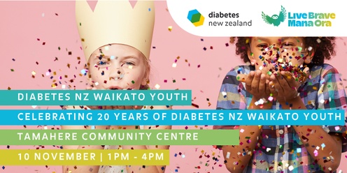 Celebrating 20 years of Diabetes NZ Waikato Youth