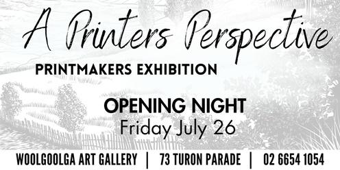 A Printers Perspective Exhibition Opening Night TIcket