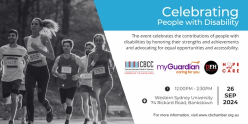 The Canterbury Bankstown Chamber of Commerce - SEP 24 Event - Celebrating People with Disability!