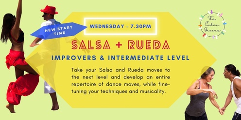 SALSA & RUEDA CLASSES - IMPROVERS & INTERMEDIATE LEVEL WITH THE CUBAN DANCE MAESTRO, ISBERT 'VIVIO' RAMOS MEDIACEJA