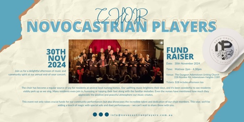 Novocastrian Players Fund Raiser Soiree