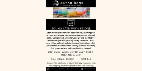 Sound Bath with Simone