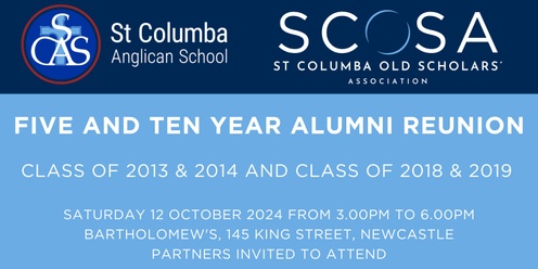 SCAS Five and Ten Year Alumni Reunion - Class of 2013 & 2014 and Class of 2018 & 2019