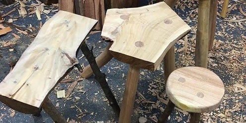 2024 WOODFEST | 3 Legged Stool workshop with 3LEGS Woodworks 