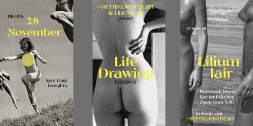 Life drawing Evenings - Full moon and New moon - Thursdays - Fortnightly 