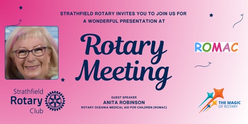 Strathfield Rotary Meeting Night 13 November 2024