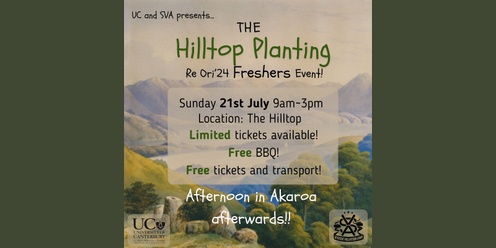 The Hilltop Planting: Re Ori'24 Freshers Volunteering Event