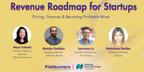 Revenue Roadmap for Startups: Pricing, Finances & Becoming Profitable Mixer