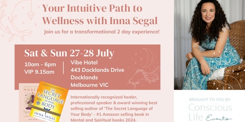Your Intuitive Path to Wellness-With Inna Segal MELBOURNE