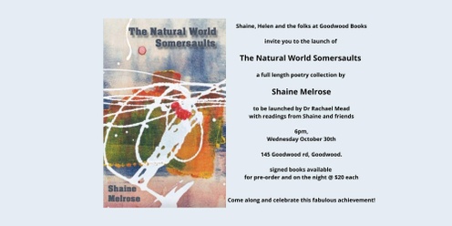 The Natural World Somersaults Book Launch