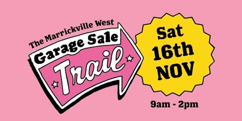 Marrickville West Primary School Garage Sale Trail