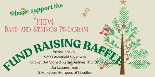 EHPS Band and Strings Fundraising Raffle