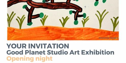 Good Planet Studio Art Exhibition Opening Night  