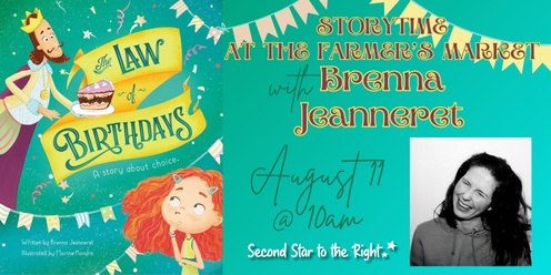 Storytime at the Farmer's Market with Brenna Jeanneret