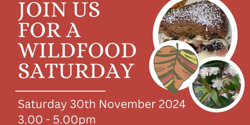 Wildfood Saturday 