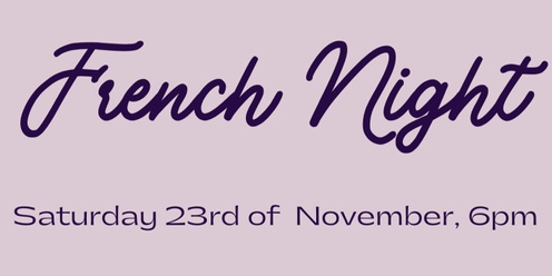 French Night - 23rd November