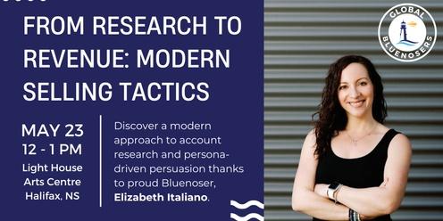 Insights by Global Bluenosers: From Research to Revenue with Elizabeth Italiano