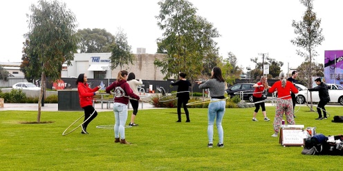 Beginner hula hooping at Tonsley, Thursdays 7-8 pm