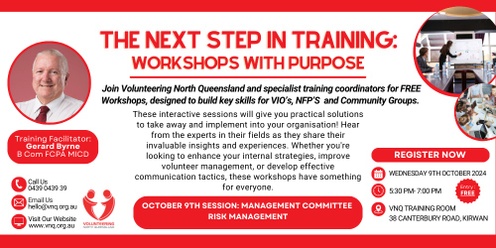 The Next Step in Training: Management Committee Risk Management 