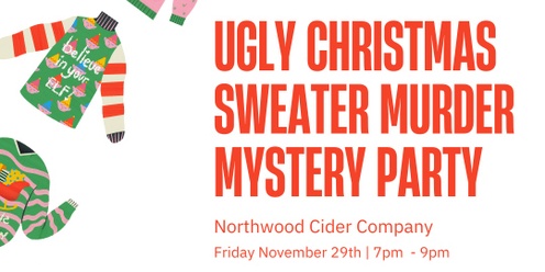 Ugly Christmas Sweater Murder Mystery Party