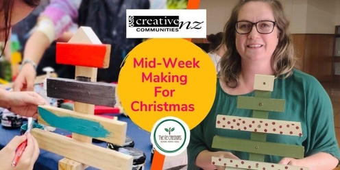 Mid-Week Making for Christmas, Wooden Christmas Trees, West Auckland's RE: MAKER SPACE, Wed 4 Dec, 6.30pm-8.30pm