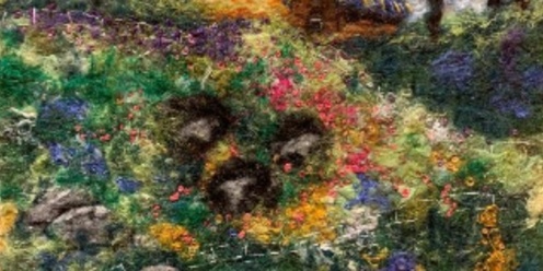 POSTCARDS FROM THE FLOCK (Wet & Dry Felting a Picture)
