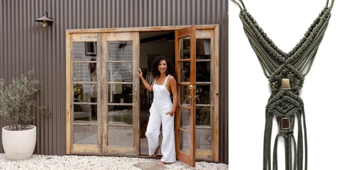 Denisse M Vera Macramé Neckpiece Workshop