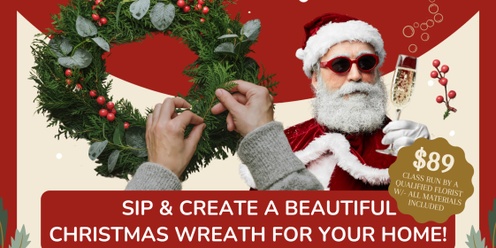 Wreath & Sip Workshop