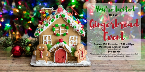 Gingerbread House Event