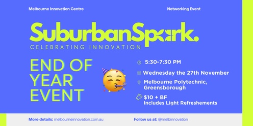 Suburban Spark End Of Year Networking Event