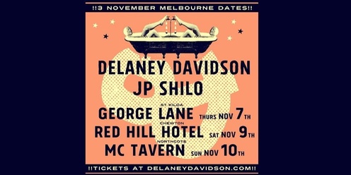 Delaney Davidson + J.P. Shilo - LIVE at Red Hill Hotel (Chewton)