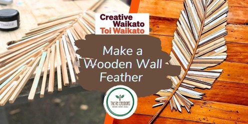  Make a Wooden Wall Feather from Offcuts, Go Eco Saturday 6 July 3.00pm-5.00pm