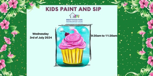 Kids Paint and Sip - Cupcake