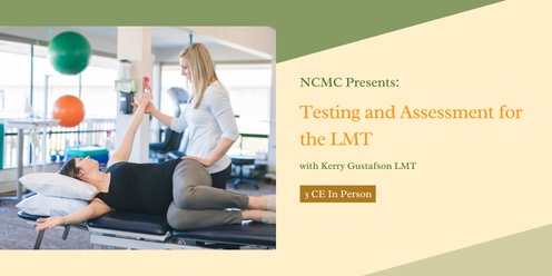 Assessment and Testing for the LMT