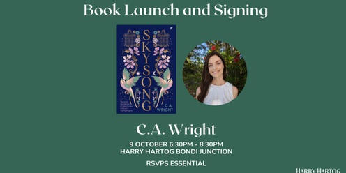 Fantasy Book Launch with C.A. Wright